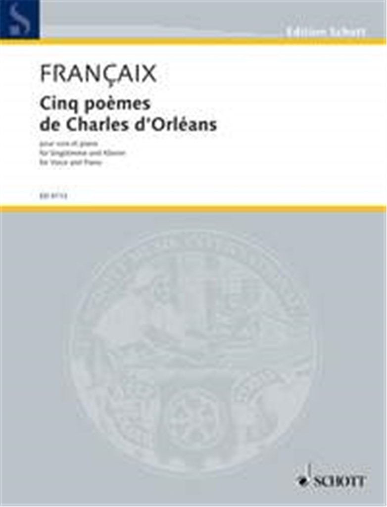 Cinq poèmes de Charles d'Orléans